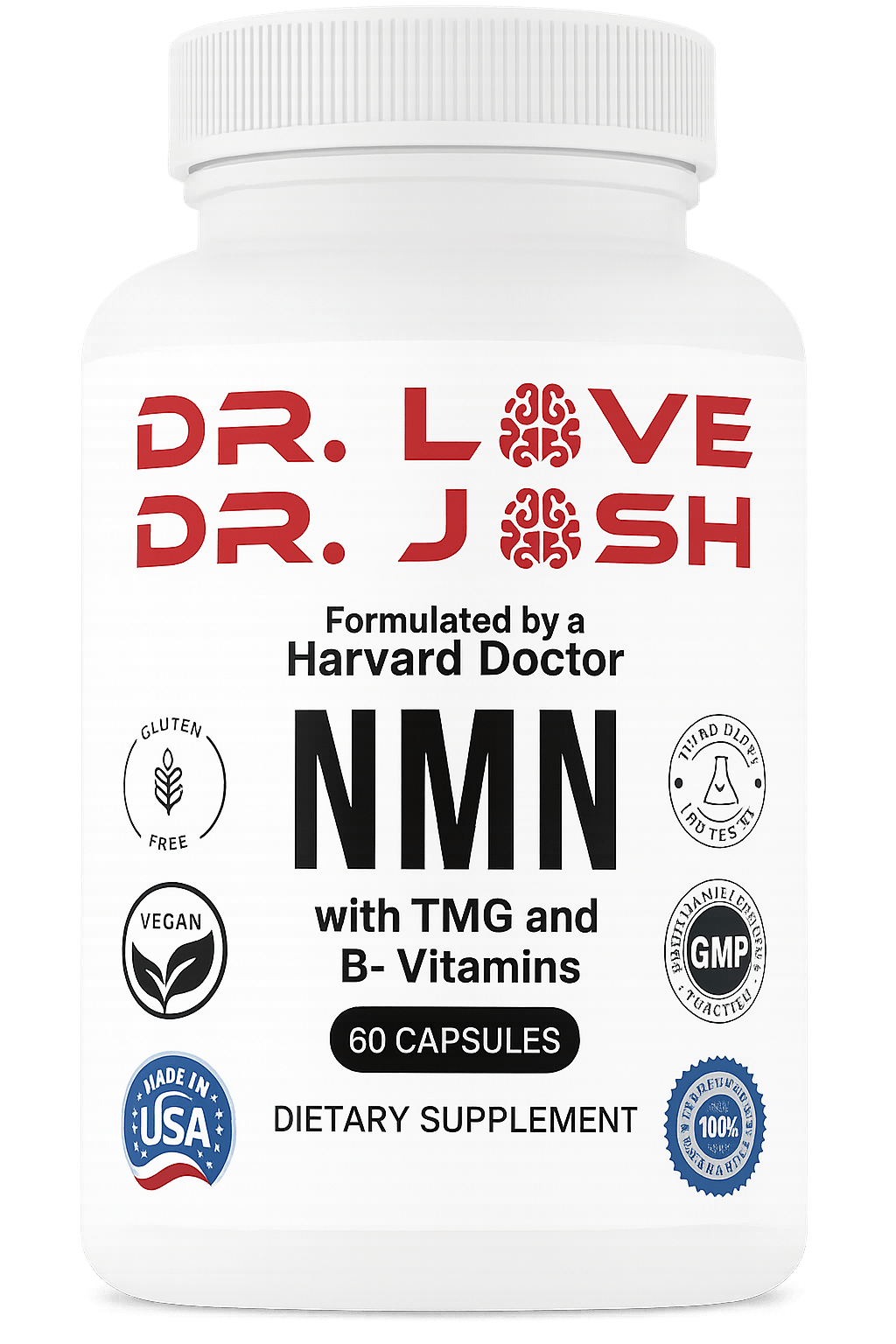 Dr. Love's NMN Bottles
